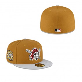 Pittsburgh Pirates Just Caps Gray Visor 59FIFTY Fitted Hat