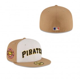 Pittsburgh Pirates Just Caps Khaki 59FIFTY Fitted Hat