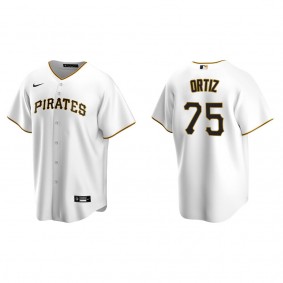 Men's Pittsburgh Pirates Luis Ortiz White Replica Home Jersey