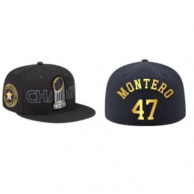 Rafael Montero Houston Astros Black 2022 World Series Champions Hat