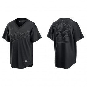Ramon Laureano Oakland Athletics Black Pitch Black Fashion Replica Jersey