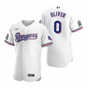 Texas Rangers Al Oliver Nike White Retired Player Authentic Jersey