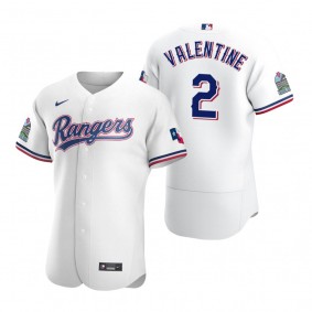 Texas Rangers Bobby Valentine Nike White Retired Player Authentic Jersey