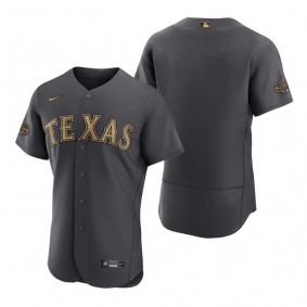 Men's Texas Rangers Charcoal 2022 MLB All-Star Game Authentic Jersey