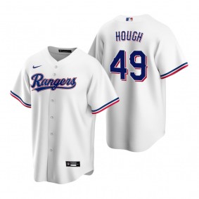 Texas Rangers Charlie Hough Nike White Retired Player Replica Jersey