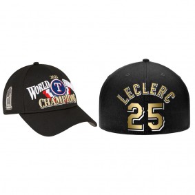 Men's Texas Rangers Jose Leclerc Black 2023 World Series Champions Hat