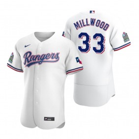Texas Rangers Kevin Millwood Nike White Retired Player Authentic Jersey
