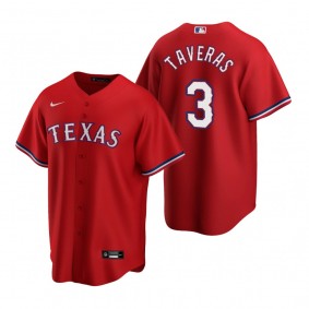 Men's Texas Rangers Leody Taveras Nike Red Replica Alternate Jersey