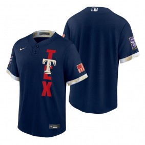 Texas Rangers Navy 2021 MLB All-Star Game Replica Jersey