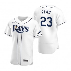 Tampa Bay Rays Carlos Pena Nike White Retired Player Authentic Jersey