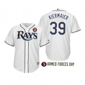 2019 Armed Forces Day Kevin Kiermaier Tampa Bay Rays White Jersey