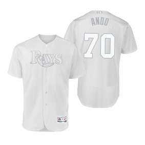 Tampa Bay Rays Nick Anderson Ando White 2019 Players' Weekend Authentic Jersey