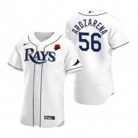 Tampa Bay Rays Randy Arozarena White 2021 Memorial Day Authentic Jersey