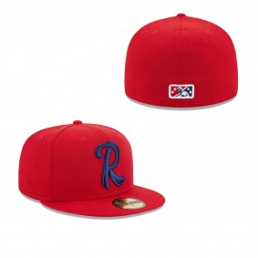 Men's Reading Phillies Red Authentic Collection Alternate Logo 59FIFTY Fitted Hat
