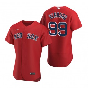 Men's Boston Red Sox Alex Verdugo Nike Red Authentic 2020 Alternate Jersey