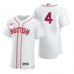 Men's Boston Red Sox Carney Lansford White 2021 Patriots' Day Authentic Jersey