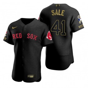 Boston Red Sox Chris Sale All Black 2021 Salute to Service Jersey