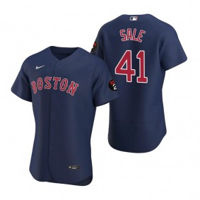 Boston Red Sox Chris Sale Navy Jerry Remy Authentic Jersey