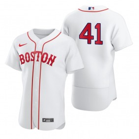 Men's Boston Red Sox Chris Sale White 2021 Patriots' Day Authentic Jersey