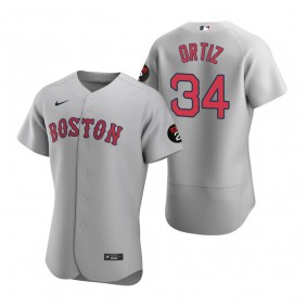 David Ortiz Boston Red Sox Gray Authentic Jerry Remy Jersey
