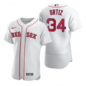 Boston Red Sox David Ortiz Nike White 2020 Authentic Jersey