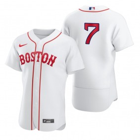 Men's Boston Red Sox Dom DiMaggio White 2021 Patriots' Day Authentic Jersey