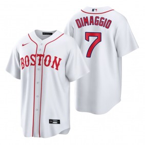 Boston Red Sox Dom DiMaggio White 2021 Patriots' Day Replica Jersey