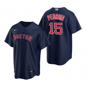 Men's Boston Red Sox Dustin Pedroia Nike Navy Replica Alternate Jersey
