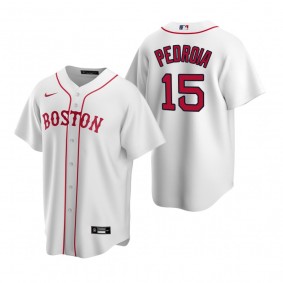 Boston Red Sox Dustin Pedroia Nike White Replica Alternate Jersey
