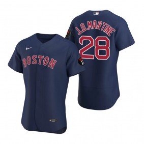 Boston Red Sox J.D. Martinez Navy Jerry Remy Authentic Jersey