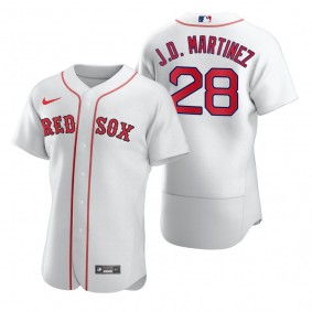 Boston Red Sox J.D. Martinez Nike White 2020 Authentic Jersey