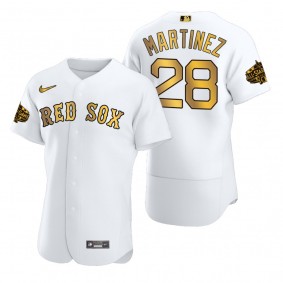 Boston Red Sox J.D. Martinez White 2022 MLB All-Star Game Main Logo Jersey