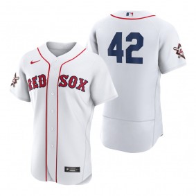 Boston Red Sox Jackie Robinson White Authentic Jersey