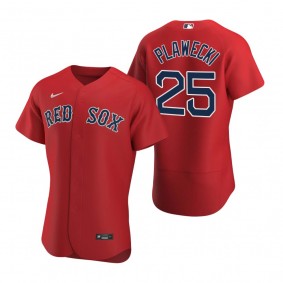 Men's Boston Red Sox Kevin Plawecki Nike Red Authentic 2020 Alternate Jersey