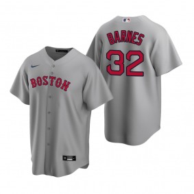 Men's Boston Red Sox Matt Barnes Nike Gray Replica Road Jersey