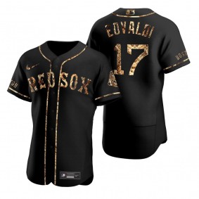Boston Red Sox Nathan Eovaldi Nike X Renzo Cardoni Black Python Skin Authentic Jersey
