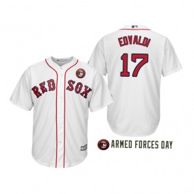 2019 Armed Forces Day Nathan Eovaldi Boston Red Sox White Jersey