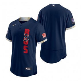 Men's Boston Red Sox Navy 2021 MLB All-Star Game Authentic Jersey