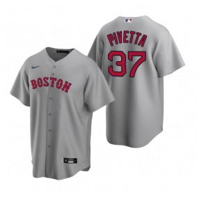 Boston Red Sox Nick Pivetta Nike Gray Replica Road Jersey