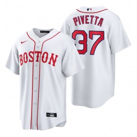 Boston Red Sox Nick Pivetta White 2021 Patriots' Day Replica Jersey
