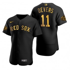 Boston Red Sox Rafael Devers Main Logo Black 2022 MLB All-Star Game Jersey