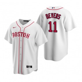 Boston Red Sox Rafael Devers Nike White Replica Alternate Jersey