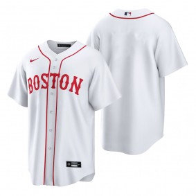 Boston Red Sox White 2021 Patriots' Day Replica Jersey