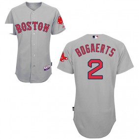 Male Boston Red Sox #2 Xander Bogaerts Gray Jersey