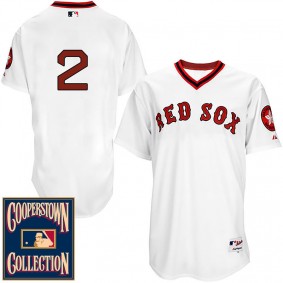 Male Boston Red Sox #2 Xander Bogaerts White 1976 Turn Back The Clock Throwback Jersey