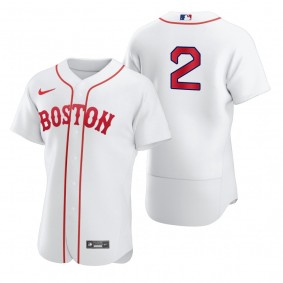 Men's Boston Red Sox Xander Bogaerts White 2021 Patriots' Day Authentic Jersey