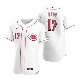Cincinnati Reds Chris Sabo Nike White Retired Player Authentic Jersey