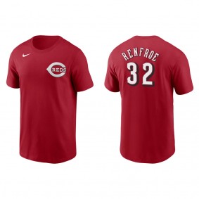 Men's Cincinnati Reds Hunter Renfroe Red Name & Number T-Shirt