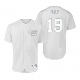 Cincinnati Reds Joey Votto Who White 2019 Players' Weekend Authentic Jersey