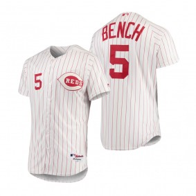 Johnny Bench Cincinnati Reds Authentic White Turn Back The Clock 1978 Home Jersey